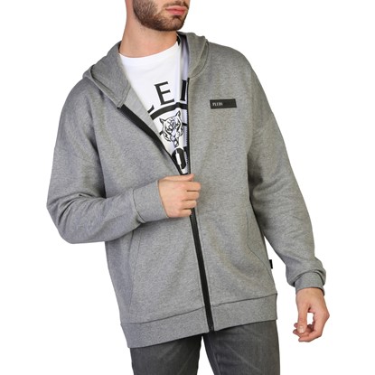 Plein Sport Men Clothing Fips206 Grey