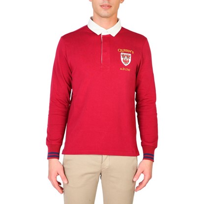 Oxford University Men Clothing Queens-Polo-Ml Red